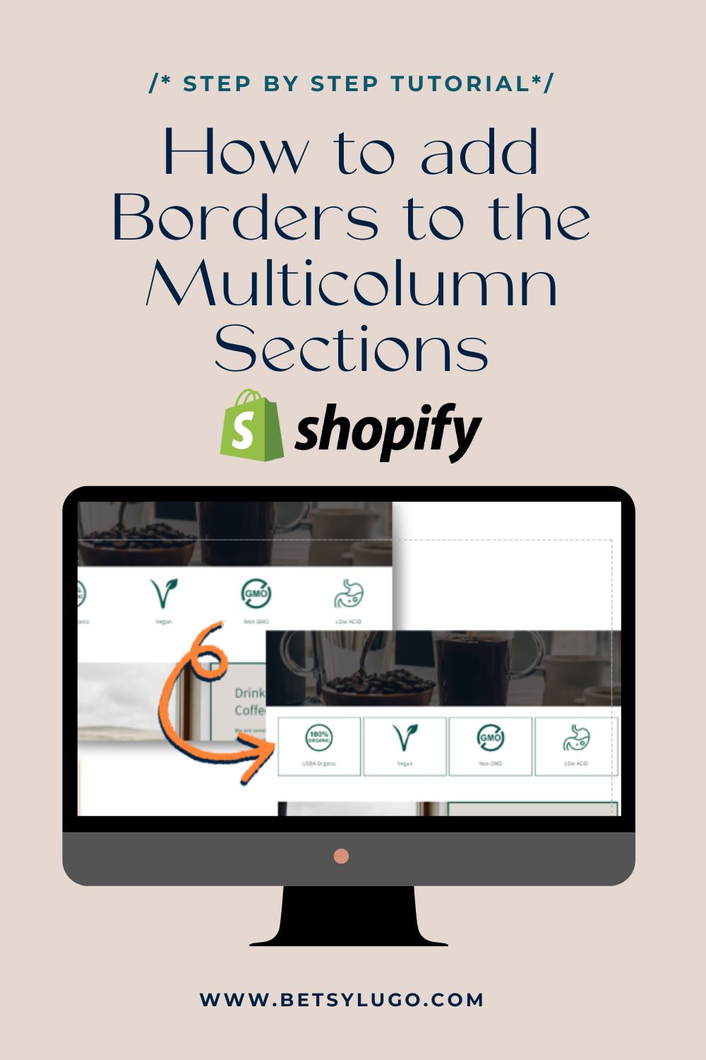 How to add a borders to the Image with Text section block - in Shopify - Step by Step Tutorial 