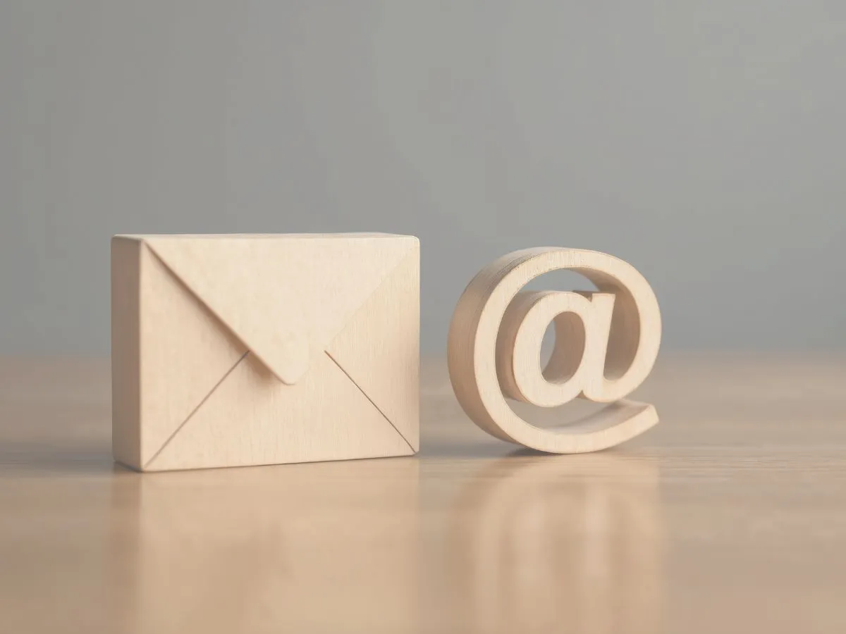 letter box with @ symbol | Betsy Lugo Creative