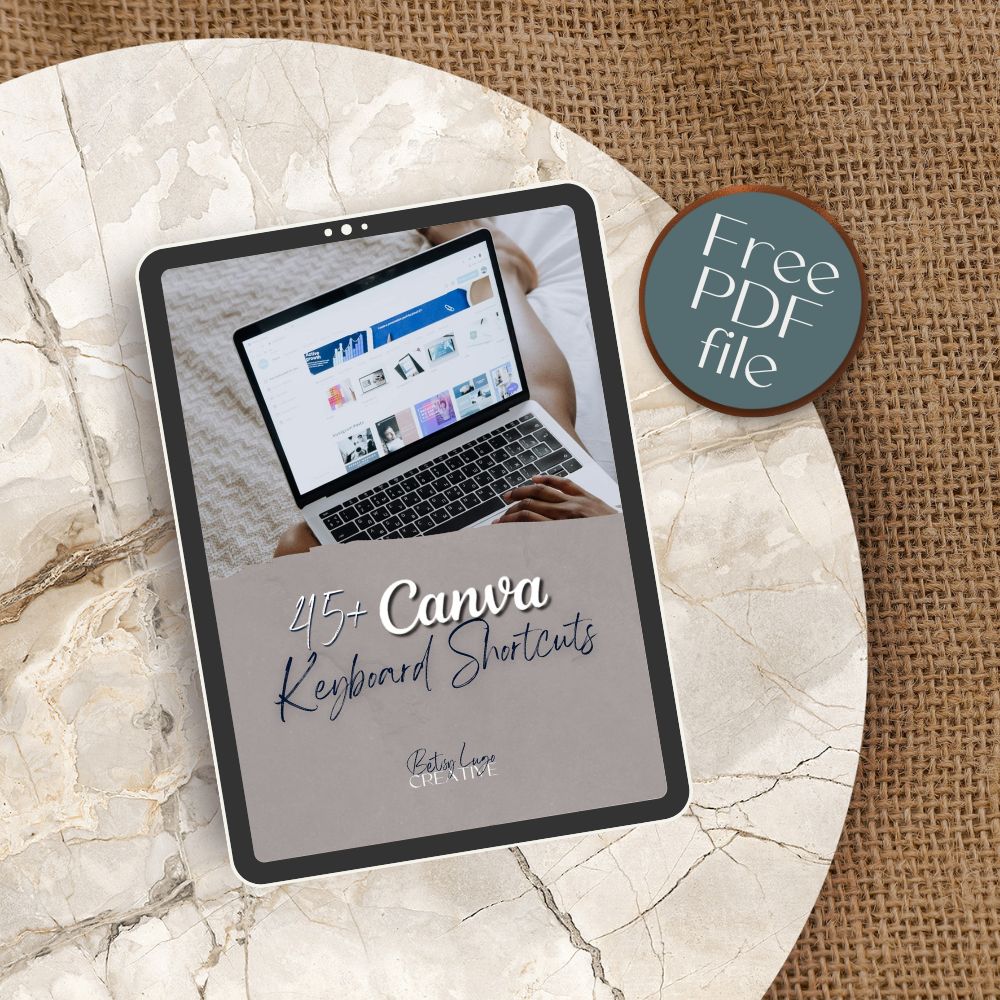 Canva Keyboard Shortcut Key PDF Guide