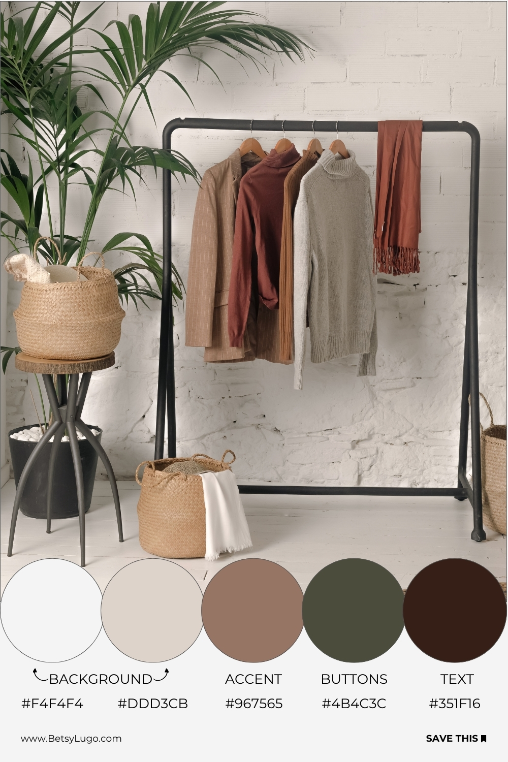 warm honey neutral color palette for ecommerce websites in 2025