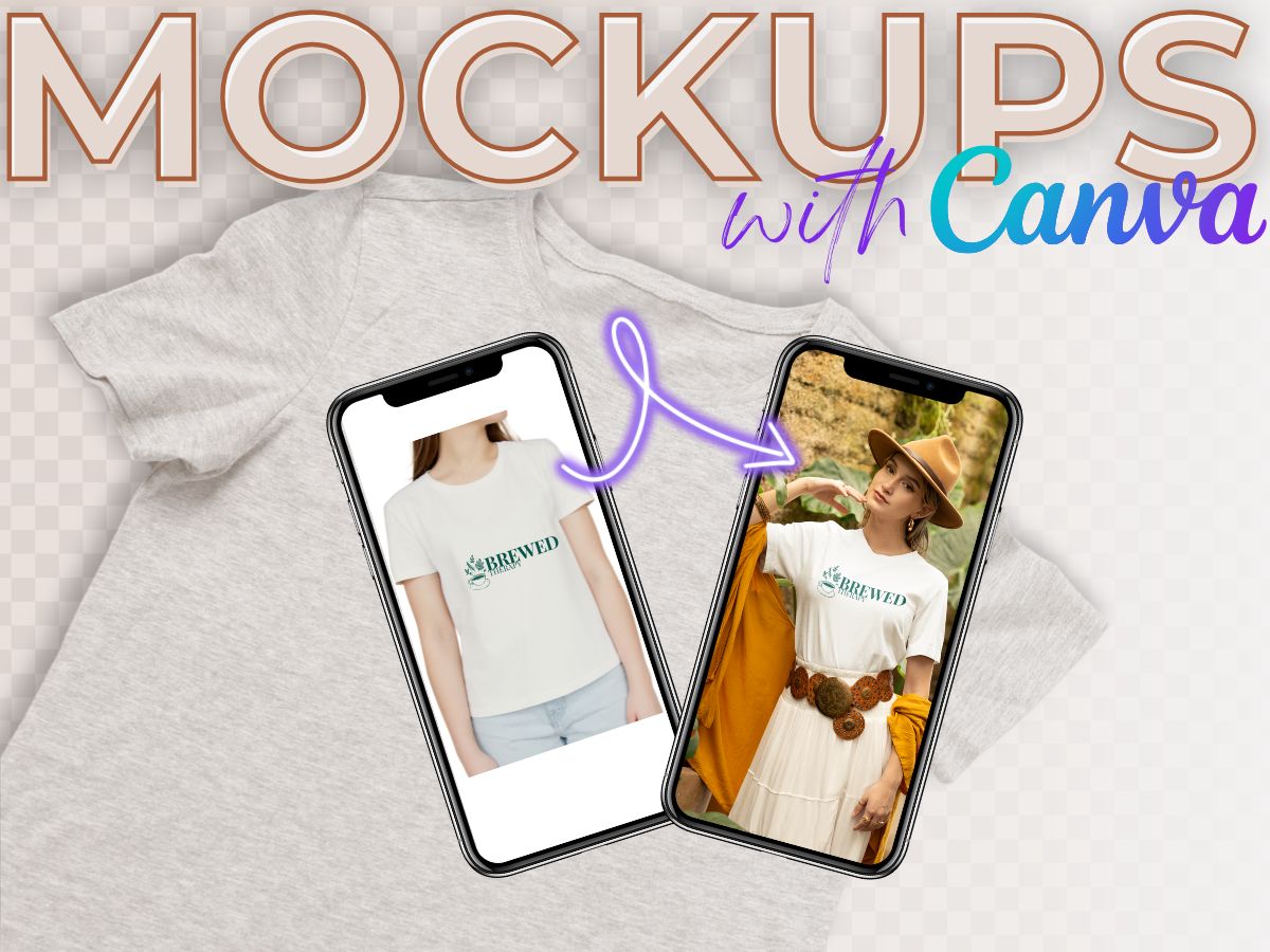 Mockup's with Canva Pro for ecommerce shop owners