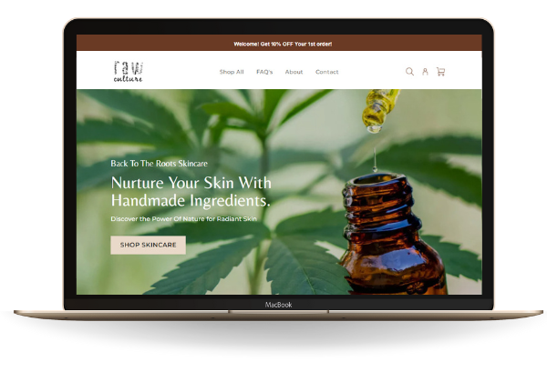 Raw culture skincare