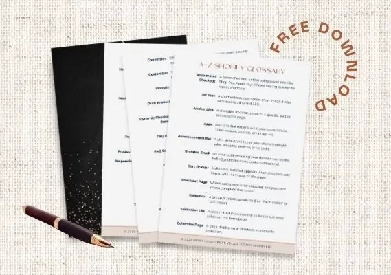 Shopify glossary 30 terms for diyers