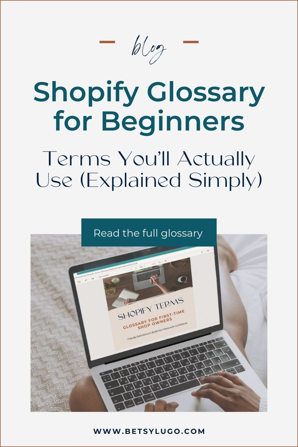 Shopify glossasry for beginners